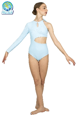 BODY LYCRA CON STRASS CELESTE DONNA